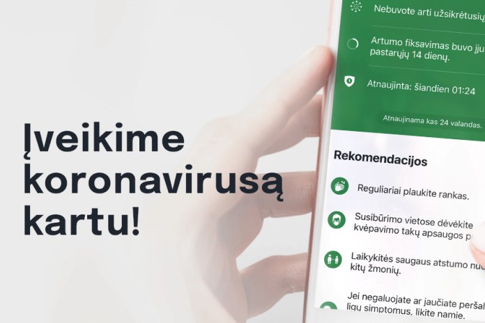 Stabdyti viruso plitimą Lietuvoje padės mobilioji programėlė